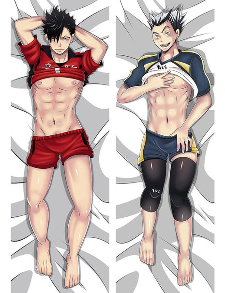 Tetsuro & Kotaro Haikyu 69042-Dakimakura Anime Body Pillow Case-Dakiheaven.com