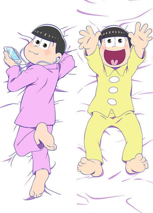 Todomatsu & Jyushimatsu Mr Osomatsu 63059-Dakimakura Anime Body Pillow Case-Dakiheaven.com