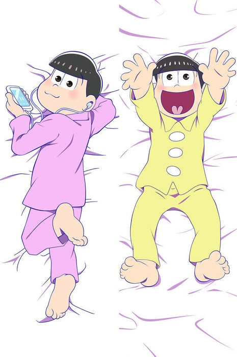 Todomatsu & Jyushimatsu Mr Osomatsu 63059-Dakimakura Anime Body Pillow Case-Dakiheaven.com