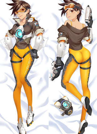 Tracer Overwatch 66078-Dakimakura Anime Body Pillow Case-Dakiheaven.com