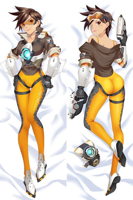 Tracer Overwatch 66078-Dakimakura Anime Body Pillow Case-Dakiheaven.com