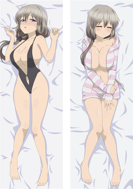Tsuki Uzaki Uzaki-chan Wants To Hang Out Dakimakura Anime Body Pillow Case 221234 Female Swimsuit