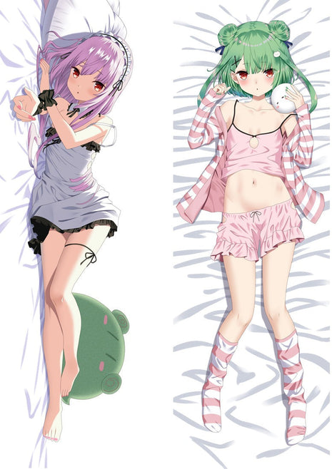 Uruha Rushia Vtuber Dakimakura Anime Body Pillow Case 21603 Female Maid