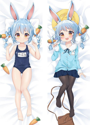 Usada Pekora Chan Vtuber 21725-Dakimakura Anime Body Pillow Case-Dakiheaven.com