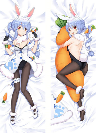 Usada Pekora Vtuber 21301-Dakimakura Anime Body Pillow Case-Dakiheaven.com