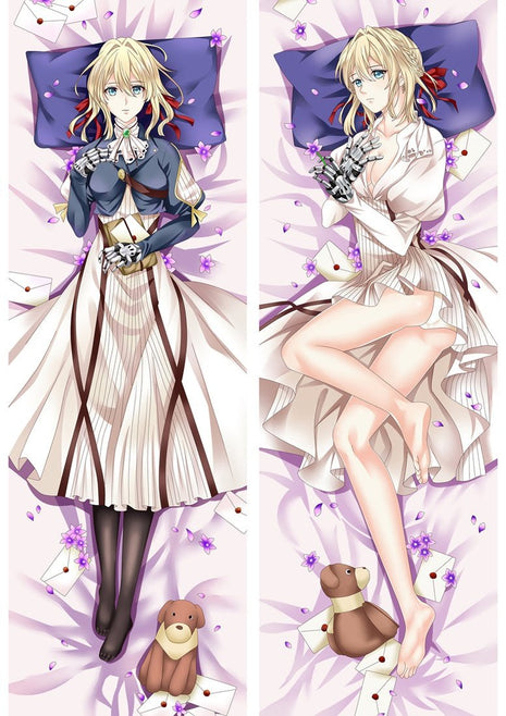 Violet Evergarden 86101-Dakimakura Anime Body Pillow Case