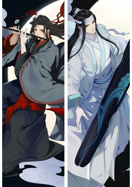 Wei Wuxian & Lan Wangji Mo Dao Zu Shi 811069-Dakimakura Anime Body Pillow Case-Dakiheaven.com