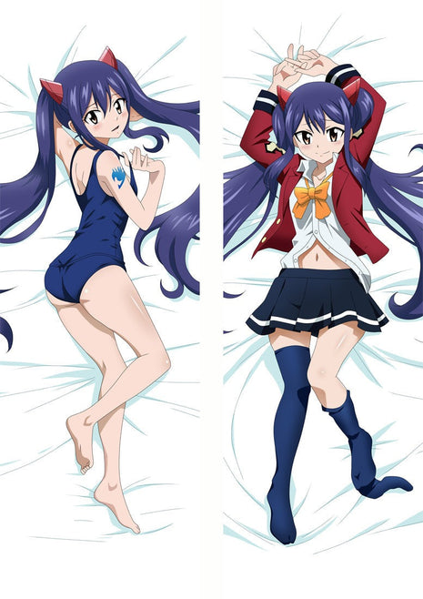 Wendy Marvell Fairy Tail 20227-Dakimakura Anime Body Pillow Case-Dakiheaven.com