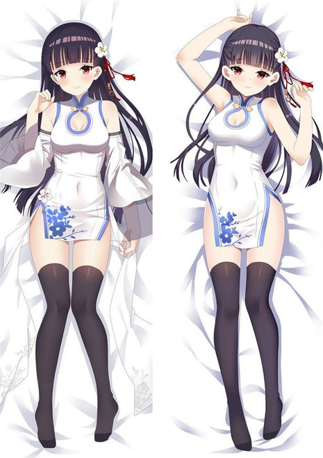 Yat Sen Azur Lane Dakimakura Anime Body Pillow Case 21320 Female Kimono