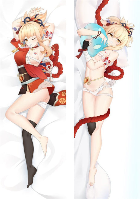 Yoimiya Genshin Impact 21052-2-Dakimakura Anime Body Pillow Case-Dakiheaven.com