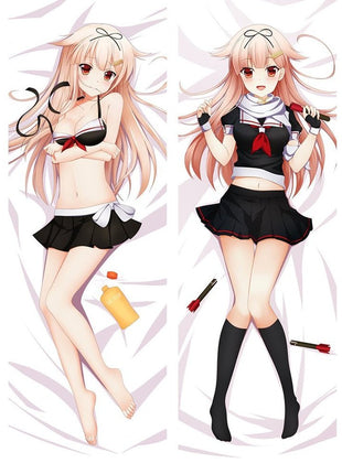 Yudachi Kantai Collection 610011-Dakimakura Anime Body Pillow Case-Dakiheaven.com