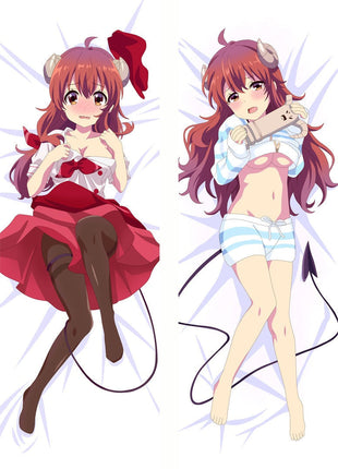 Yuuko Yoshida The Demon Girl Next Door Dakimakura Anime Body Pillow Case 20219 Female Horns