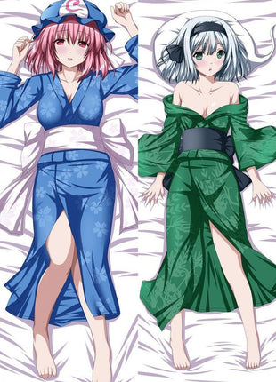 Yuyuko Saigyouji & Youmu Touhou Project 82010-Dakimakura Anime Body Pillow Case-Dakiheaven.com