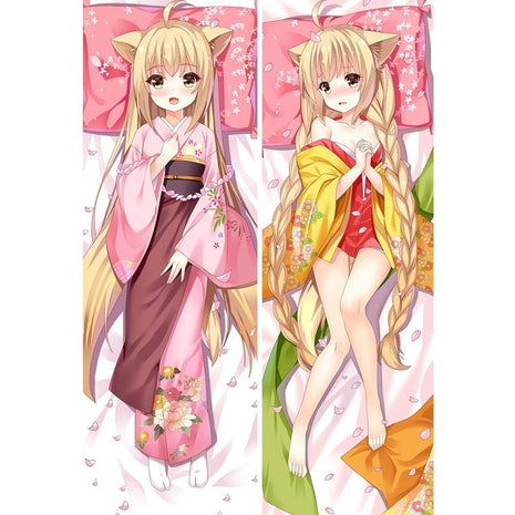 Yuzu Konohana Kitan 711011-Dakimakura Anime Body Pillow Case-Dakiheaven.com