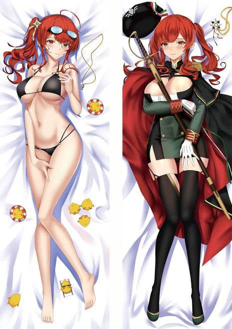 Zara Azur Lane Dakimakura Anime Body Pillow Case 20209 Female Sword Swimsuit