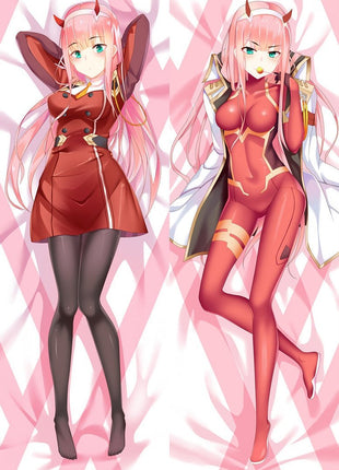 Zero Two Darling In The FranXX 84050-Dakimakura Anime Body Pillow Case-Dakiheaven.com