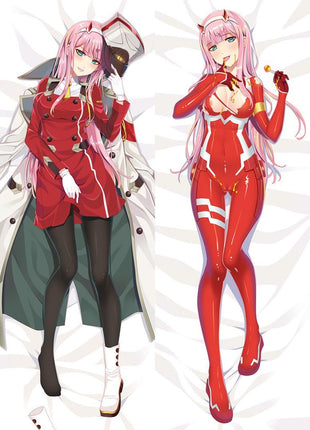 Zero Two Darling In The FranXX Dakimakura Anime Body Pillow Case 85027 Female Horns