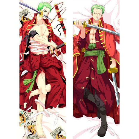 Zoro One Piece 510059-Dakimakura Anime Body Pillow Case-Dakiheaven.com