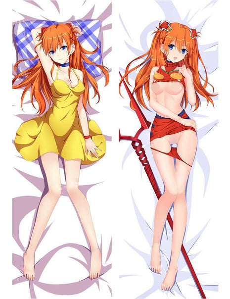 Asuka Langley Soryu Neon Genesis Evangelion 18+ 610055-Dakimakura Anime Body Pillow Case-Dakiheaven.com