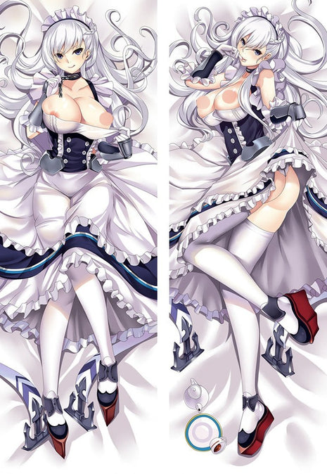 Belfast Azur Lane 18+ Anime Body Pillow Case Dakimakura Waifu Cover 712100