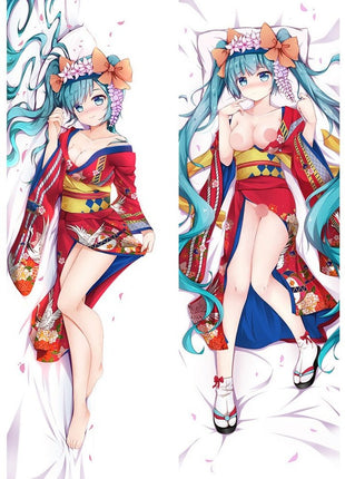 Hatsune Miku Hanairokoromo Vocaloid 18+ 17023-2-Dakimakura Anime Body Pillow Case-Dakiheaven.com