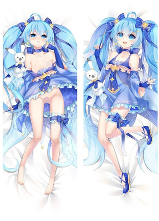 Hatsune Miku Snow Vocaloid 18+ 16298-2-Dakimakura Anime Body Pillow Case-Dakiheaven.com