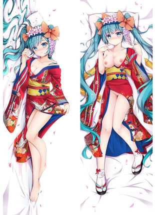 Hatsune Miku Hanairokoromo Vocaloid 18+ Anime Body Pillow Case Dakimakura Waifu Cover 17023-2