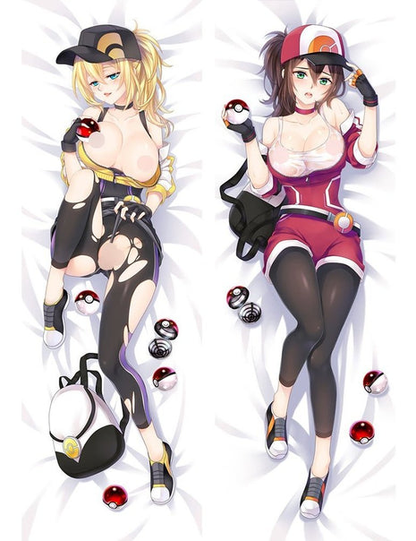 Female Protagonist Pokemon 18+ 16278-2-Dakimakura Anime Body Pillow Case-Dakiheaven.com