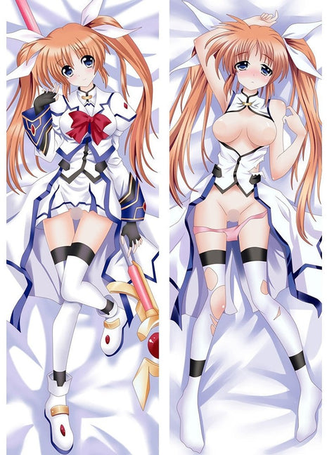 Nanoha Takamachi Magical Girl Lyrical Nanoha 18+ 75049-Dakimakura Anime Body Pillow Case-Dakiheaven.com