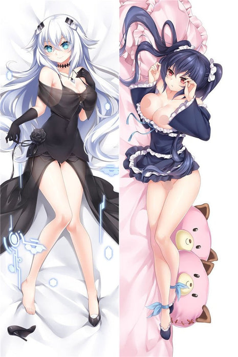 Noire Hyperdimension Neptunia 18+ 18111-2-Dakimakura Anime Body Pillow Case-Dakiheaven.com