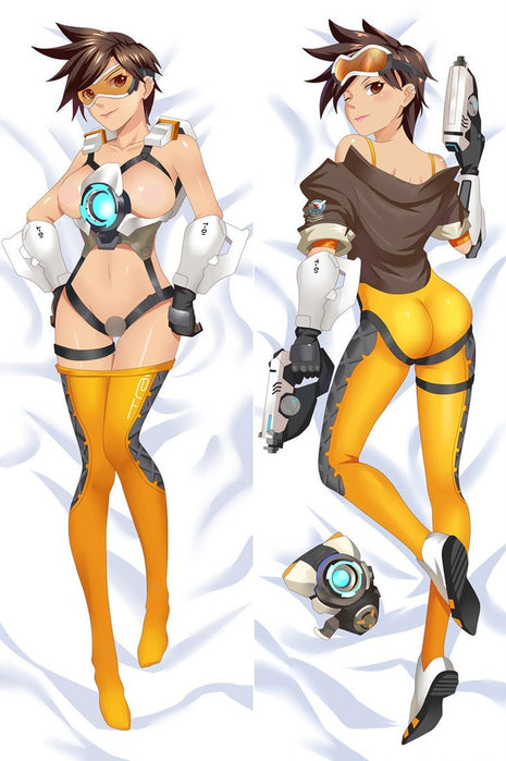 Tracer Overwatch 18+ 66079-Dakimakura Anime Body Pillow Case-Dakiheaven.com