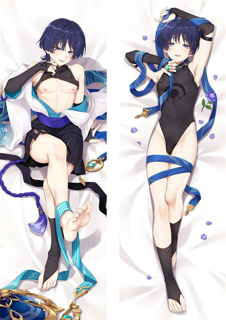 Wanderer Genshin Impact 22068-2-Dakimakura Anime Body Pillow Case-Dakiheaven.com